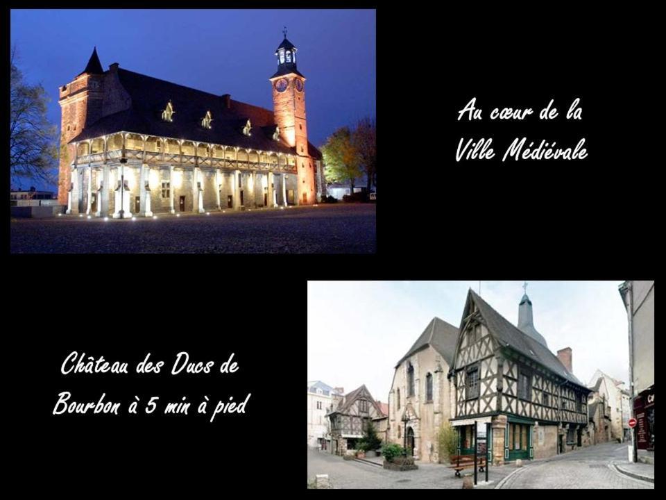 Centre-Ville - Gare - Jardin Wilson - Chateau Bourbon Montluçon Exterior foto